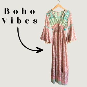 Benaar Los Angeles Boho Summer Dress Size S